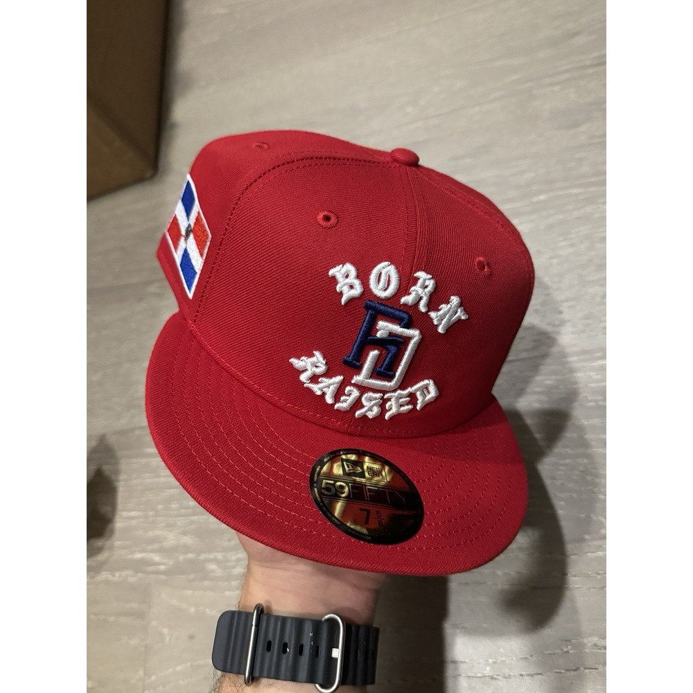 7 5/8 Dominican Republic New Era Born x Raised 2026 WBC 59FIFTY Fitted RED